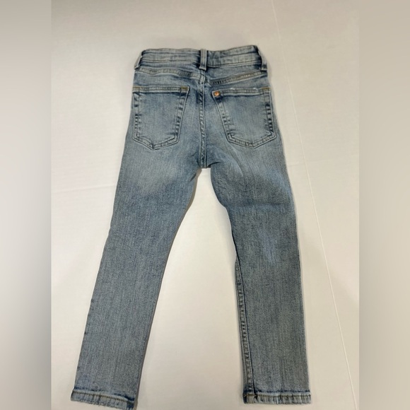 HM Blue Distressed Straight-Leg Jeans - Picture 2 of 6